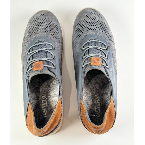 Olukai Alapa Li Keu Shoes Mens Gray Suede Casual Sneakers 10418-6CFX Size 10 M - Picture 6 of 7